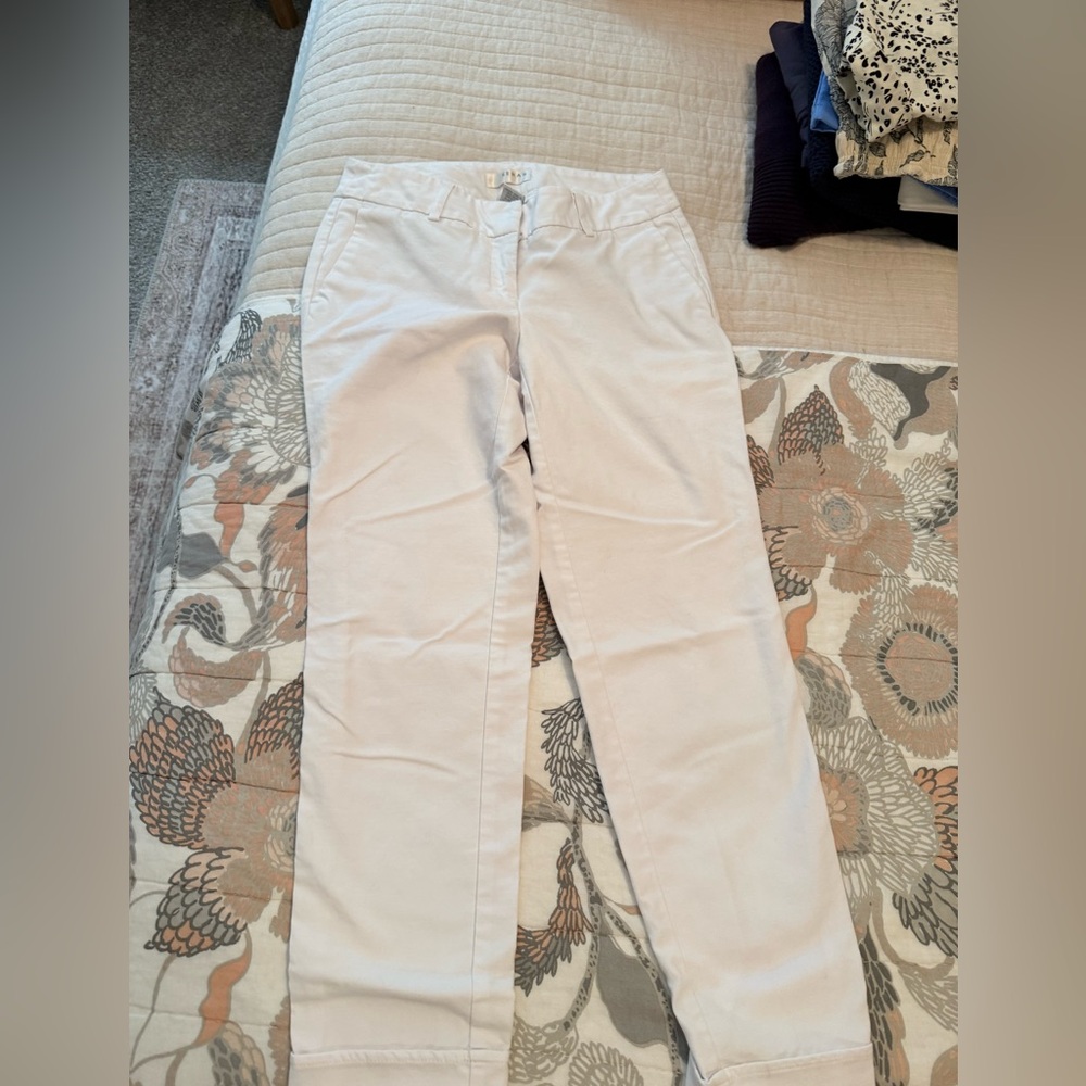 Kenar Women's cropped Leg White Jeans